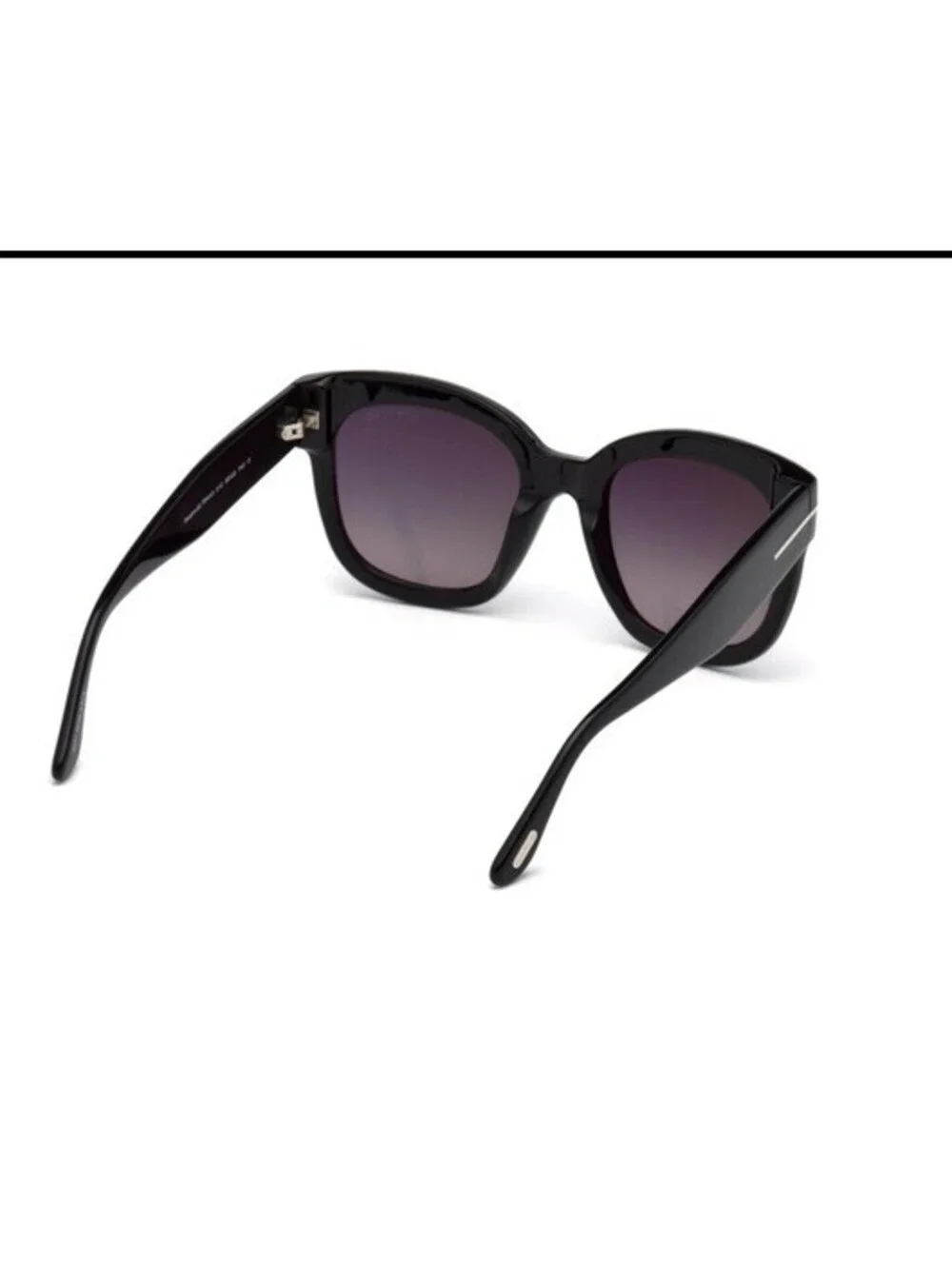 Brand new TOM FORD Beatrix-02 FT0613/S 01D Square Polarized Sunglasses 52-22-140